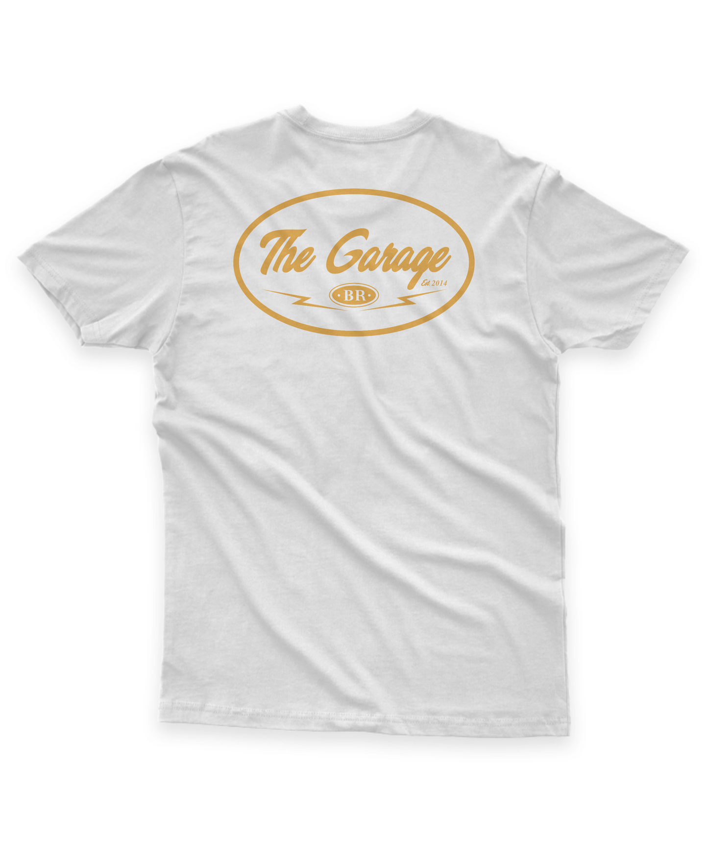 camiseta logo amarela logo atras