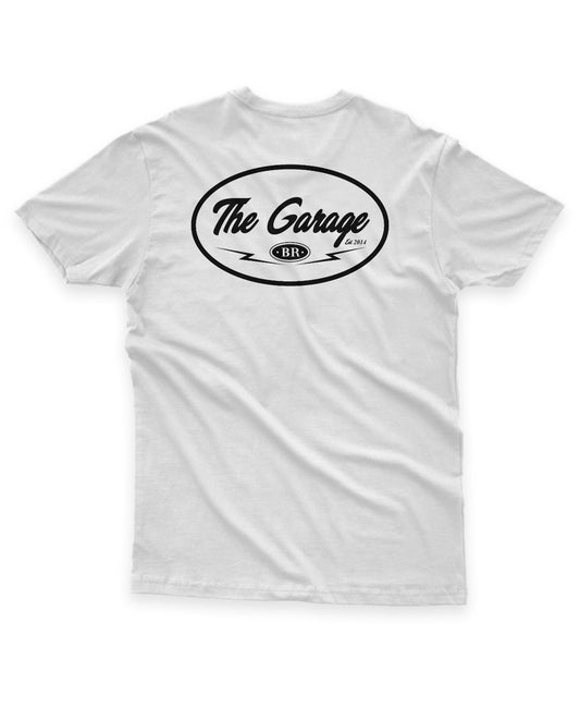 Camiseta The Garage BR Logo Costas Branca